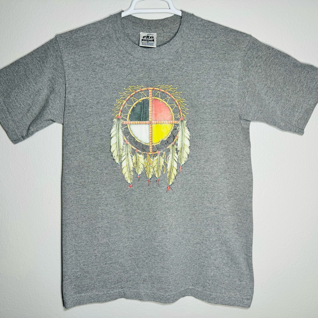 Medicine Wheel Dreamcatcher Native American Culture Graphic Shirt Medium